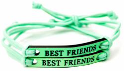 Maria King Best Friends (Legjobb Barátok) páros szövet karkötő, zöld (WEN2202)