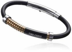 Time Force eredeti férfi karkötő, fekete-gold-ezüst (21 CM) - 2. , dobozzal (BiB-S0321659-TS5095BR23)