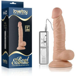 Lovetoy 7,5" Real Extreme Vibrating Dildo