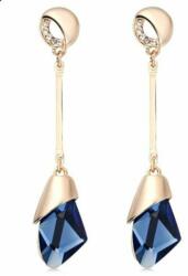 Maria King From Maria King geometrikus kék kristályos látványos fülbevaló (WEN161)