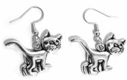 Maria King Morcos cicás fülbevaló, választható arany vagy ezüst színű akasztóval (STM-36/f)