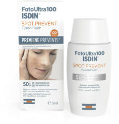 ISDIN - Fluid de protectie solara pentru fata cu SPF 50+ Isdin Spot Prevent Fusion Fluid, 50 ml