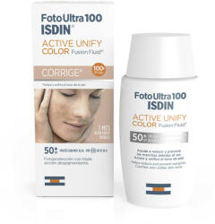 ISDIN - Fluid de protectie solara pentru fata cu SPF 50+ Isdin Active Unify Color Fusion Fluid, 50 ml - hiris