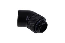 Alphacool Eiszapfen 45 ° forgatható adapter G1 / 4 külső menet G1 / 4 belső menetes - Deep Black /17246/