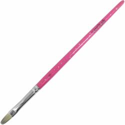 NANI zselés ecset, macskanyelv, méret: 6 - Glitter Pink - naninails - 2 935 Ft