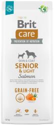 Brit Brit Care Dog Grain-Free Senior&Light Salmon Храна за кучета, суха, за по-възрастни кучета, над 7 години, без зърно, със сьомга, 12kg