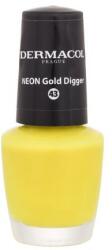 Dermacol Neon lac de unghii 5 ml pentru femei 43 NEON Gold Digger