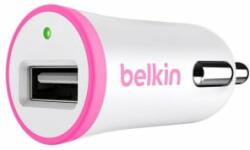 Belkin USB autós töltő rózsaszín-fehér (F8J014btPNK)