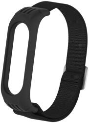 gigapack Xiaomi Mi Band 6 pótszíj (egyedi méret, állítható, textil) fekete (GP-110031)