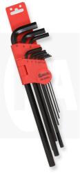 Genius Tools Imbuszkulcs klt. 9 db-os hosszú egyenesvégű Genius (HK-009ML)