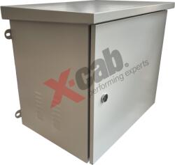 Xcab Cabinet Metalic Xcab Exterior 19inch Rack Perete 9U 600x400mm IP55 Gri (Xcab-OC6409)