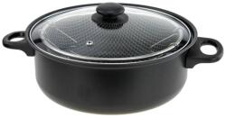 Excellent Houseware Tigaie cu capac din sticlă, 26 cm 170000105 (443277)