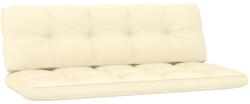 vidaXL Perne de paleți, 2 buc. , crem, material textil (314605)