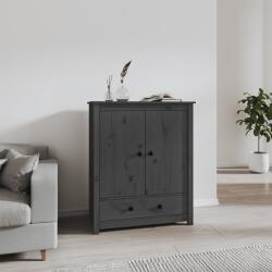 vidaXL Servantă, gri, 83x41, 5x100 cm, lemn masiv de pin (823516) Comoda