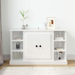 vidaXL Servantă, alb extralucios, 100x35, 5x60 cm, lemn prelucrat (816442) Comoda