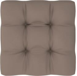 vidaXL Pernă pentru paleți, gri taupe, 70x70x10 cm, material textil (314396)