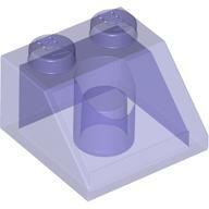 LEGO® 3039c51 - LEGO átlátszó lila kocka 45° elem 2 x 2 méretű (3039c51)