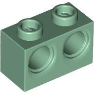 LEGO® 32000c48 - LEGO homokzöld technic kocka 1 x 2 méretű 2 lyukkal (32000c48)