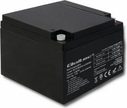 Qoltec 53036 12V/24Ah UPS Akkumulátor - Fekete (53036)