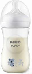 Philips Бебешко шише Philips Avent - Natural Response 3.0, с биберон 1m+, 260 ml, Коала (SCY903/67) - ozone