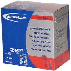 Schwalbe SV13J 26 x 3, 5-4, 8 (90/120-559) fatbike belső gumi 40 mm hosszú bontható szeleppel, 390 g, presta
