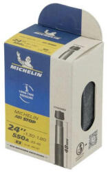Michelin Airstop E3 24x1, 3-1, 8 (507x33-46) belső gumi 48 mm hosszú szeleppel, 161g, autós