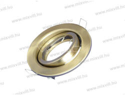 V-TAC SKU-3470 SPOT beépíthető lámpa síkban billenthető szatén króm 74mm kivágás (3470)