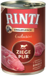 RINTI 24x400g Rinti Singlefleisch nedves kutyatáp- Exclusive kecske pur