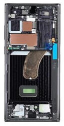 Samsung S918B Galaxy S23 Ultra középső keret, fekete (GH96-15833A) service pack