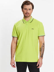 Boss Tricou polo Paul Curved 50469245 Verde Slim Fit