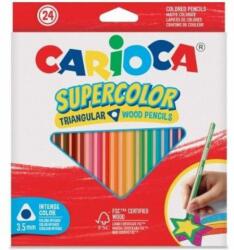 CARIOCA SuperColor háromszög alakú 24db-os színesceruza készlet - Carioca (43441) - jatekshop