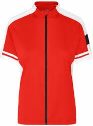 James & Nicholson Női kerékpáros póló JN453 - Piros | XXL (1-JN453-164884)