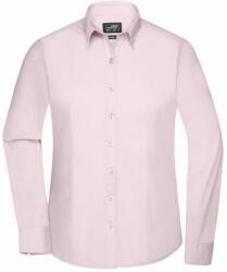 James & Nicholson (Daiber) Női hosszú ujjú ing JN677 - Világos rózsaszín | 2XL (1-JN677-1759914)