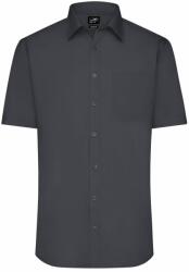 James & Nicholson (Daiber) Férfi rövid ujjú ing JN680 - Sötétszürke | M (1-JN680-1760302)