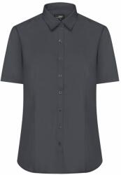 James & Nicholson (Daiber) Női rövid ujjú ing JN679 - Sötétszürke | XXXL (1-JN679-1760167)