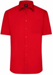 James & Nicholson (Daiber) Férfi rövid ujjú ing JN680 - Tomato | S (1-JN680-1760385)