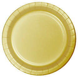  6 darabos papír tányér - Arany színű