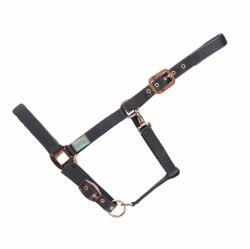 USG Bélelt kötőfék, rosegold, póni (USG15050006-604-400)