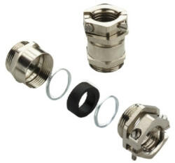  Weidmüller 1778490000 VGM32-MS54 ZE Fém tömszelence VG MS ZE (standard brass cable gland strain relief), Tömszelence, M 32, 8 mm, OD min. 17 - OD max. 27 mm, IP65, Sárgaréz, nikkelezett (1778490000)