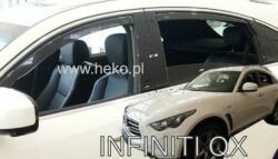 HEKO Infiniti FX II és QX 5 ajtós első+hátsó szélterelő/légterelő 2009-től, 4 db-os készlet 21510 (21510)