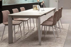  OMINA design bővíthető kerámia étkezőasztal - 140-200/160-220cm - fehér (BIZ-0731243)