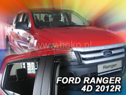 HEKO FORD Ranger 4 ajtós első+hátsó légterelő 2012-től, 4 db-os készlet 15304 (15304)