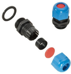 Weidmüller 1461050000 VG M20 EXI BL VG Exi 4J (Ex plastic cable gland 4J Exi), Tömszelence, M 20, 10 mm, OD min. 6 - OD max. 12 mm, IP54, IP66, IP67, IP68 - 5 bar (30 min. ), Poliamid 6 (1461050000)