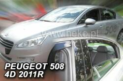HEKO PEUGEOT 508 Limuzin/Sedan/4 ajtós első+hátsó ajtó légterelő 2011-től, 4 db-os készlet 26145 (26145)