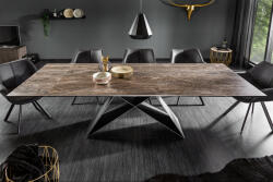  ARTISTIC design bővíthető étkezőasztal - 180-260cm - rozsda (39561)