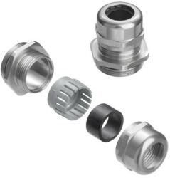  Weidmüller 1009860000 VGM20-SS 68 KB 6-12 VG S (standard stainless steel cable gland), Tömszelence, M 20, 8 mm, OD min. 6 - OD max. 12 mm, nemesacél 1.4305 (303) (1009860000)