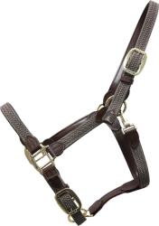 Kentucky Horsewear Nejlon fonott kötőfék szürke - Cob