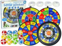 LeanToys Set joc de darts, cu velcro, 4 tinte diferite de 36 cm, 12 mingiute, 9805 (566745)