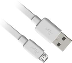 Bravas Кабел за данни/зареждане, USB - Micro Type B, 1м, бял