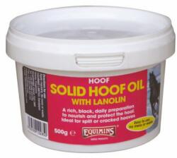 Nyírrothadás Solid Hoof Oil with Lanolin - Lanolinos fekete színű patazsír gyógyhatású készítmény - 1 kg tégely